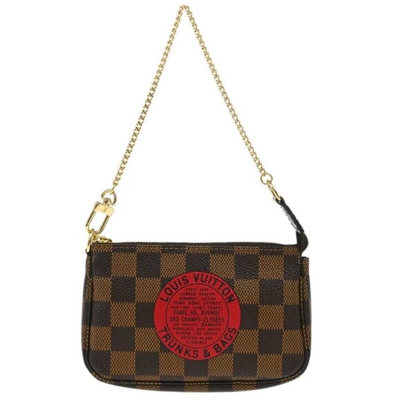 Louis Vuitton Damier T&B Mini Pochette Accessoires Handbag N58011 FL1038 XX28724 - Picture 8 of 12